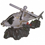 Грот Prime Затонувший вертолет 17,5*8*11см 2808