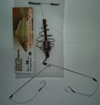 Снасть карповая "КОРОМЫСЛО" вес 25 гр.крючок№12