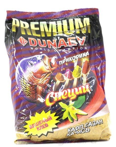 Прикормка Карп-Сазан Dunaev (Дунаев) - Premium Carp, 1 кг