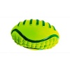 Игрушка для собак латекс №1 Мяч регби зеленый с пищалкой 11,5см ЛС158