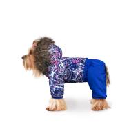 Комбинезон для собак Полярник абстракция розовый S