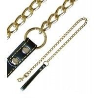 Цепь-поводок с ручкой 2,0*120 бронза 2012