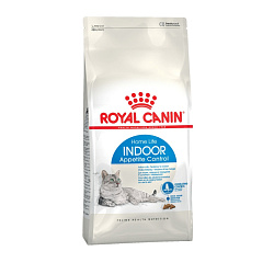 Royal Canin Indoor Appetite Control корм сухой для кошек живущих в помещении, для контроля выпрашивания корма 400гр