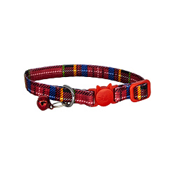 Ошейник для кошек Нейлон Клетка MLC-18 красный