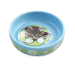 Миска керамика Triol Котенок 200мл СВ05