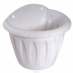 Кашпо настенное Фелиция мрамор д20см С121М