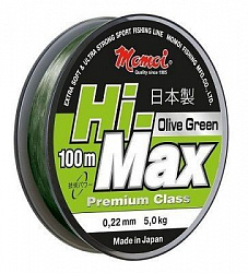 Леска Hi-Max Olive Green 0,45мм 18,0кг 100м оливковый