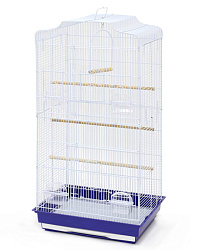 Клетка для птиц №1  47*36*92см прямоугольная высокая (614)