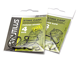 Крючок Nautilus Sting Curved Shank №4 S-1141PTFE