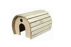 Дом для грызунов деревянный полукруглый(8550)