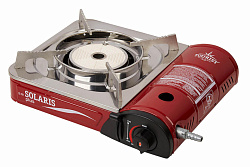 Плита настольная газовая Tourist Solaris Plus керамика, переходник TS-701