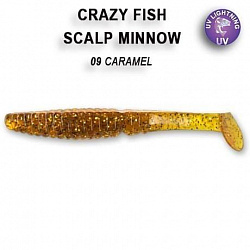 Виброхвост Crazy Fish Scalp Minnow 80mm 7-80-9