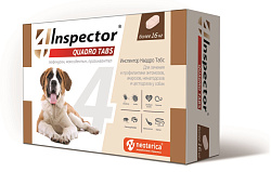 Inspector Quadro для собак более 16кг (4 таблетки)