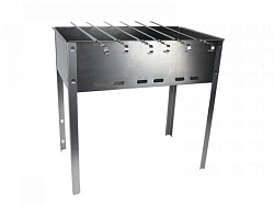 Мангал "Я ВЫБРАЛ" 500*300*500 мм, прочный сборный + 6 шампуров, в коробке 50069