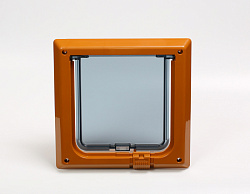 Дверца для кошек БАРСИК (светло коричневая)