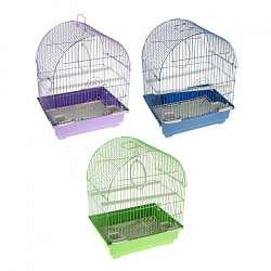 Клетка для птиц №2100А  30*23*39см цветная