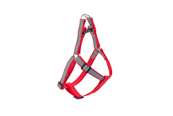 Шлейка ECO SPORT Reflex 20мм, светоотражающая, усиленная (обхват груди 45-60см, обхват шеи 40-50см) красная