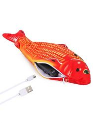 Игрушка для кошек Рыбка Красный Карп 28*11 см ИК32