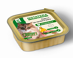 Statera консервы для кошек взрослых мясной паштет с индейкой 100гр