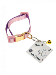 Pet-it Dream Ошейник M 27-40 см, розовый