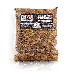 Зерновая смесь GBS Кукуруза-конопля-пшеница 1кг