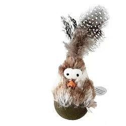 Игрушка для кошек GiGwi CATCH & FETCH ECO Птичка со звуковым чипом 12см 85020