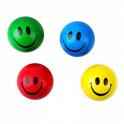 Игрушка для кошек Мячик зефирный Смайлик 151529