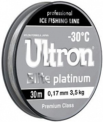 Леска Ultron Elite Platinum 0.12мм 1,7кг 30м