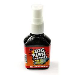 Ароматизатор-спрей "BIG FISH на карпа" 50мл зеленая конопля