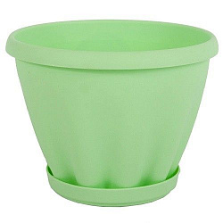 Горшок Знатный 2л Зеленый с поддоном М302З