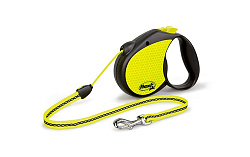 Поводок рулетка FLEXI Neon M трос 5м до 20кг 