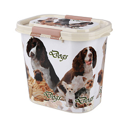 Контейнер для корма Dogs 10л овальный