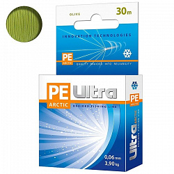 Шнур AQUA PE Ultra Arctic 0.06mm 30m
