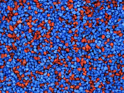 Грунт  Аква Лого 2,7кг синий+бордо 3-5мм 0305