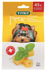 TiTBiT PENE лакомство для собак печенье с сыром и зеленью 200гр