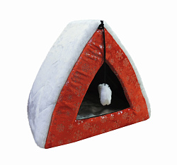 Дом для животных "Домик Новогодний" вид 1 ZooMoDa 