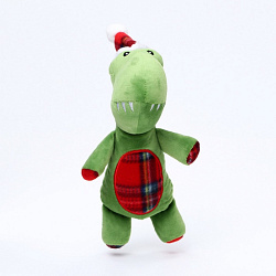 Игрушка для собак мягкая "Дино" с пищалкой, 35*16 см   7883201