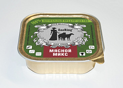 ZooRing влажный корм для собак Мясной микс в желе 100гр