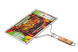 Решетка гриль LESNIKOVO для мяса «ЭКОНОМ» 300х220х432 РГМ30Э