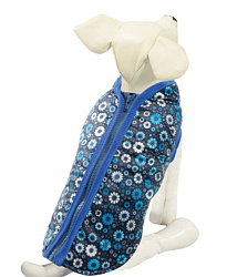 Попона для собак утепленная с молнией на спине Цветик-семицветик XXL 45см. Triol
