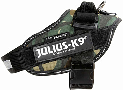 Шлейка для собак JULIUS-K9 IDC®-Powerharness 0 (58-76см/ 14-25кг), камуфляж