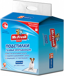 Пеленки впитывающие для животных Mr. Expert Regular 60*60 (уп.24шт) F502