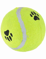 Игрушка для собак Мяч теннисный Лапки 6,3см WP6331
