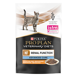 Purina Pro Plan Veterinary Diets NF Renal Function Advanced Care консервы для кошек поддержания функции почек на поздней стадии хронической почечной недостаточности с курицей 85гр