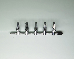 Краник металл на 5 выхода А005