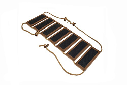 Лестница настенная Паркур подвесная 7 ступеней ВЕНГЕ 97*22*1,1см