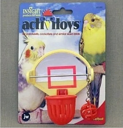 Игрушка для птиц Кольцо баскетбольное с зеркалом П6333