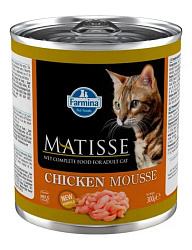 Farmina Matisse Chicken Mousse консервы для кошек взрослых мусс с курицей 300гр