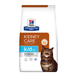 Hills Prescription Diet k/d Early Stage Kidney Care корм сухой для кошек диетический при заболеваниях почек на ранней стадии с курицей 3кг