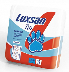 Пеленки впитывающие для живоных Luxsan Premium 60*60 (10шт)